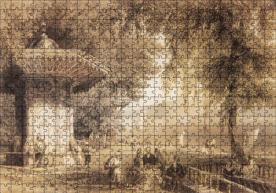 Emirgan Çesmesi Puzzle Yapboz MDF Ahşap 500 Parça 49 cm X 68 cm