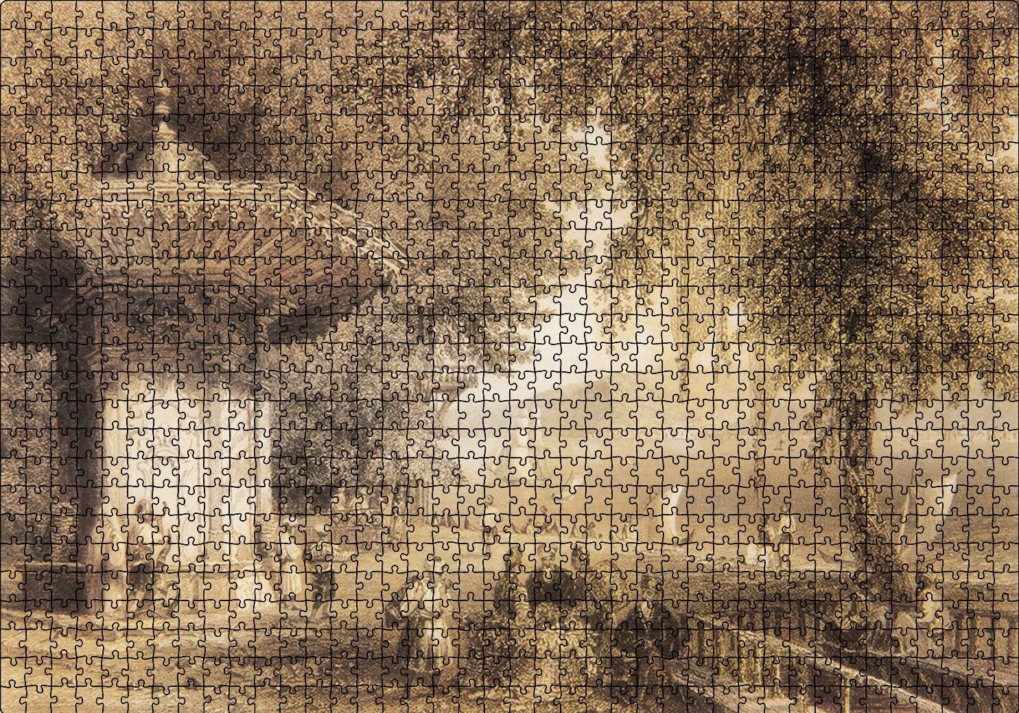 Emirgan Çesmesi Puzzle Yapboz MDF Ahşap 1000 Parça 49 cm X 68 cm
