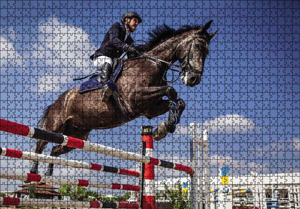 Engelleri Aşmak Puzzle Yapboz MDF Ahşap 1000 Parça 49 cm X 68 cm