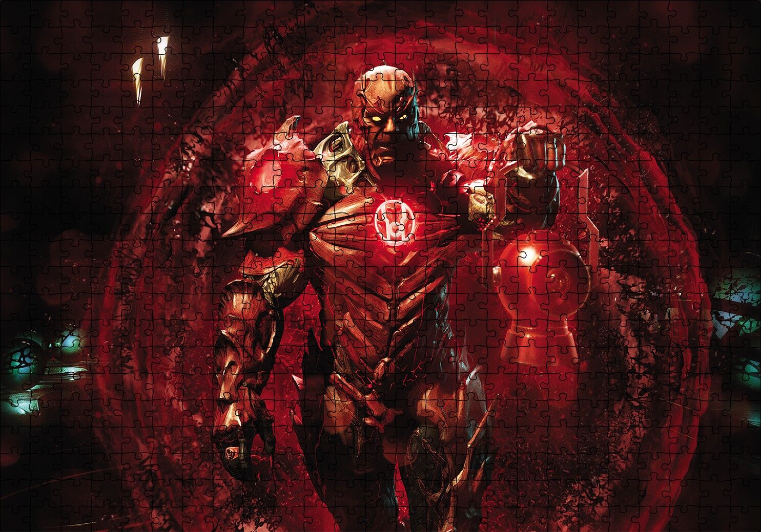Injustice 2 Atrocitus Görsel Puzzle Yapboz MDF Ahşap 500 Parça 49 cm X 68 cm
