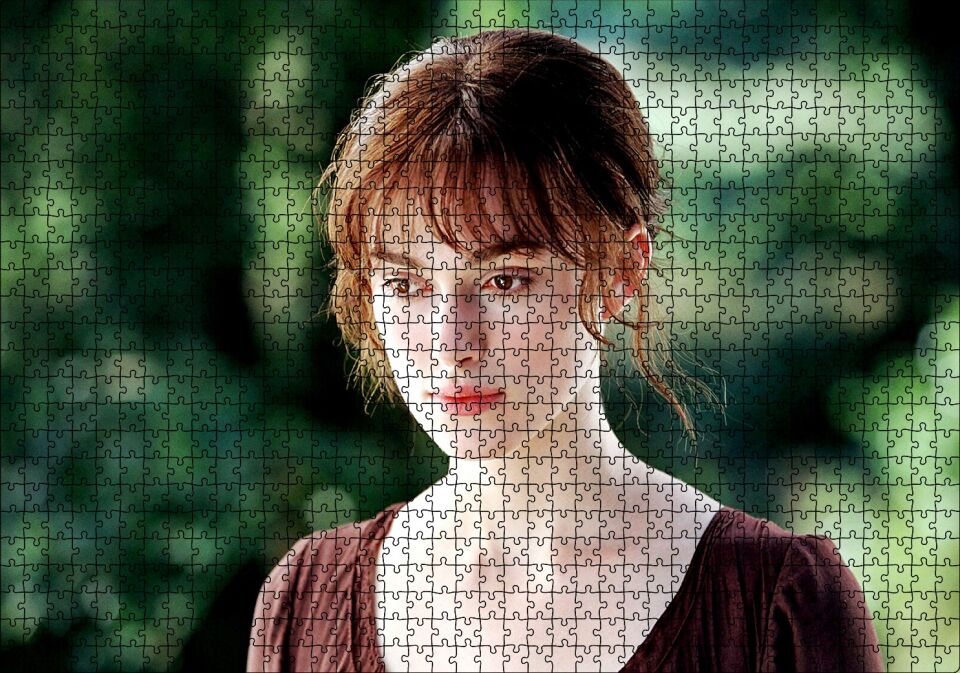 Keira Knightley Gurur Aşk Görseli Puzzle Yapboz MDF Ahşap 1000 Parça 49 cm X 68 cm