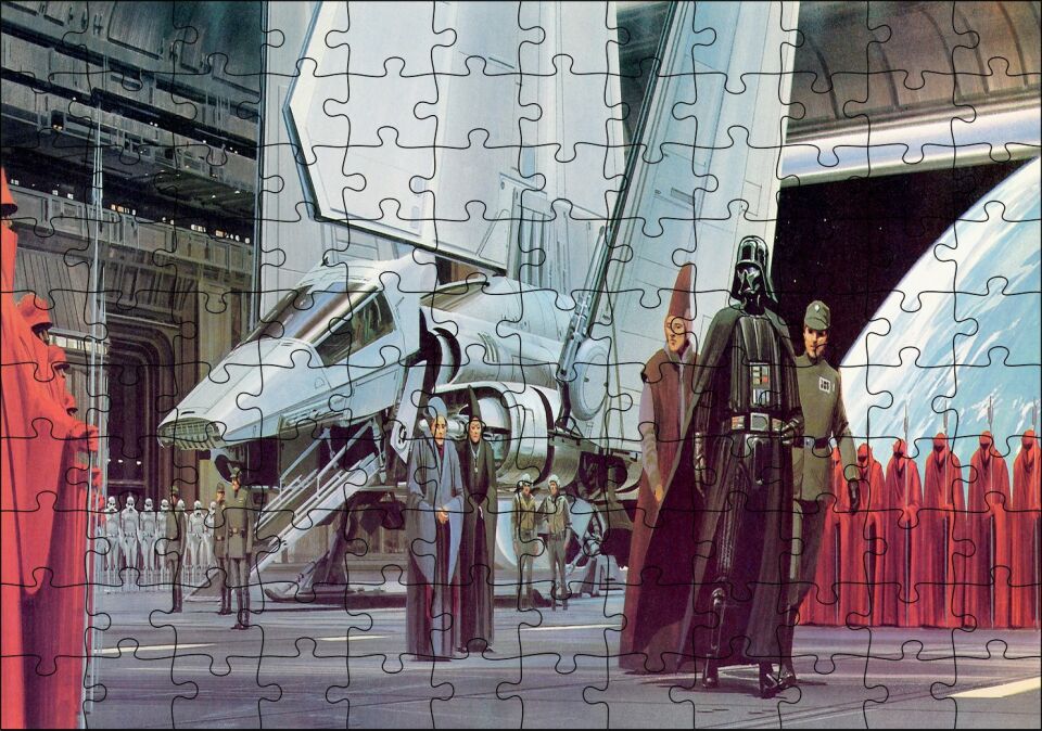 Ralph Mcquarrie Star Wars Puzzle Yapboz MDF Ahşap