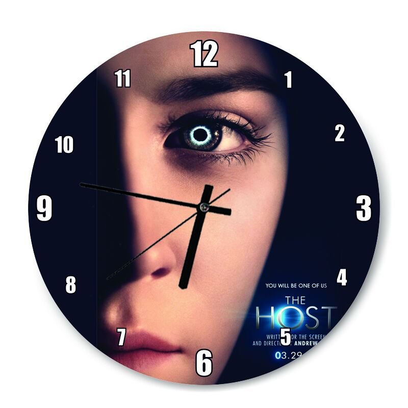 The Host Film Afiş  Mdf Ahşap Duvar Saati 50 cm Çap