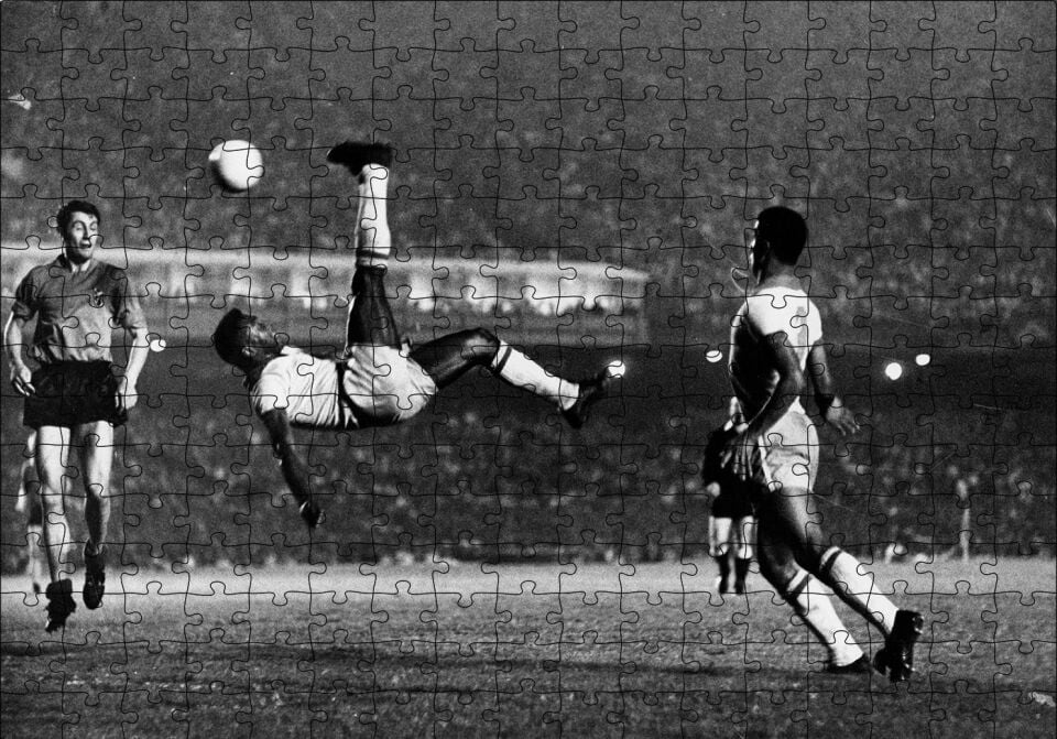 Pele Rovaşata Efsane Puzzle Yapboz MDF Ahşap 255 Parça 34 cm X 49 cm