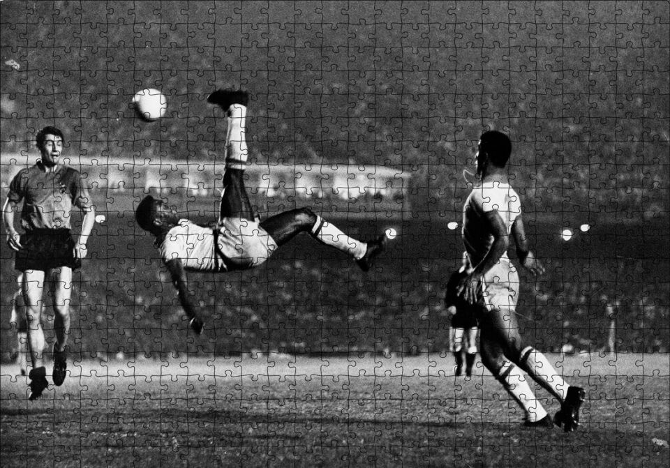 Pele Rovaşata Efsane Puzzle Yapboz MDF Ahşap 500 Parça 49 cm X 68 cm