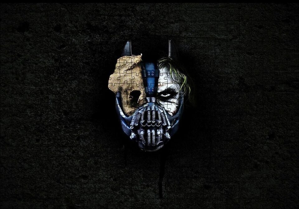 Batman Kara Şövalye Joker Üçlemesi Görseli Puzzle Yapboz MDF Ahşap 500 Parça 49 cm X 68 cm