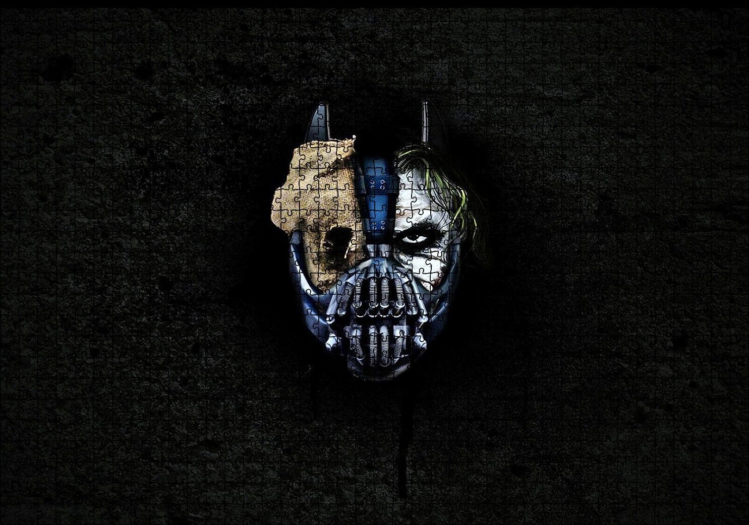 Batman Kara Şövalye Joker Üçlemesi Görseli Puzzle Yapboz MDF Ahşap 1000 Parça 49 cm X 68 cm