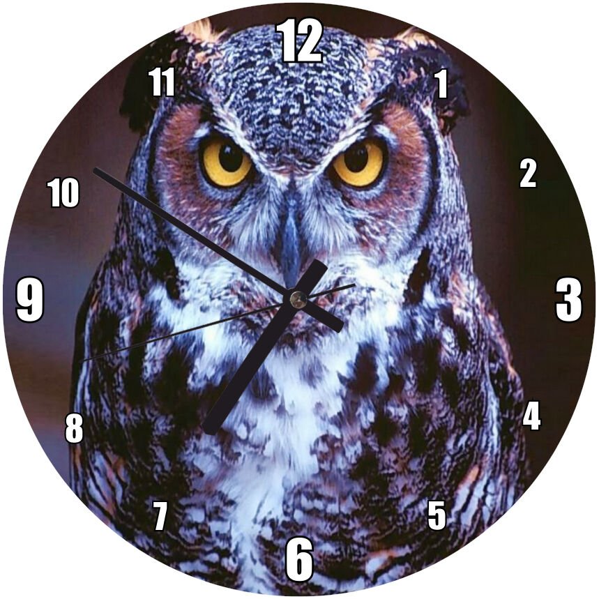 Arthur Sarnoff Palyaço Resim Mdf Ahşap Duvar Saati