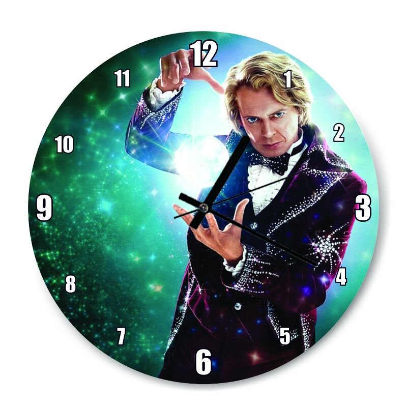 Incredible Burt Wonderstone Poster  Mdf Ahşap Duvar Saati 30 cm Çap