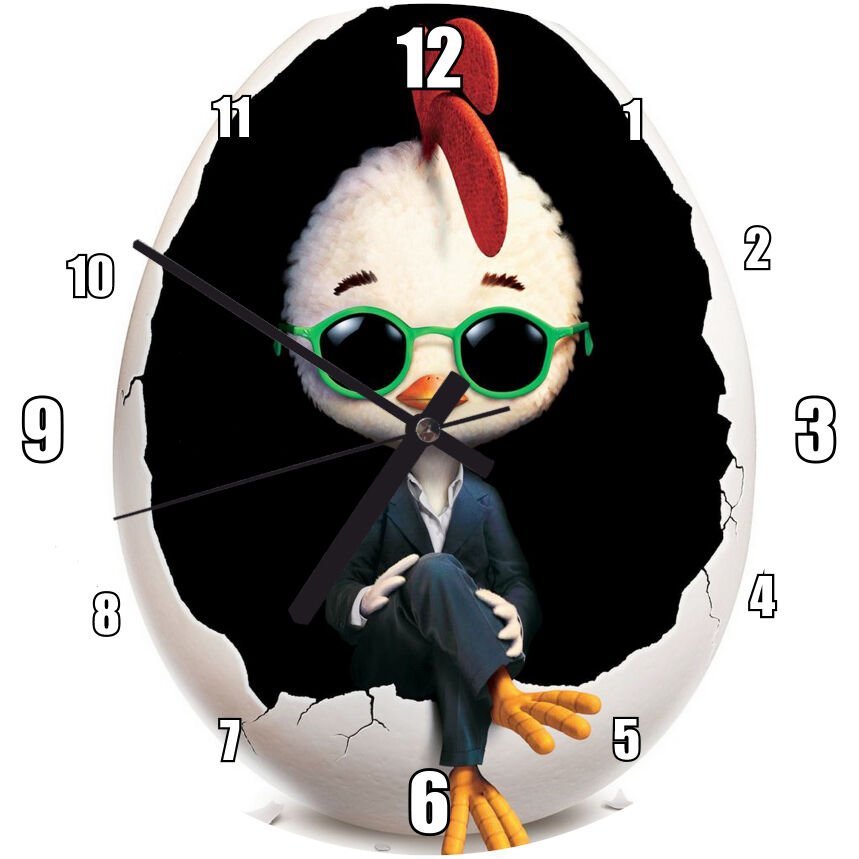 Bebek Gamora Görseli Kırmızı Fon Mdf Ahşap Duvar Saati