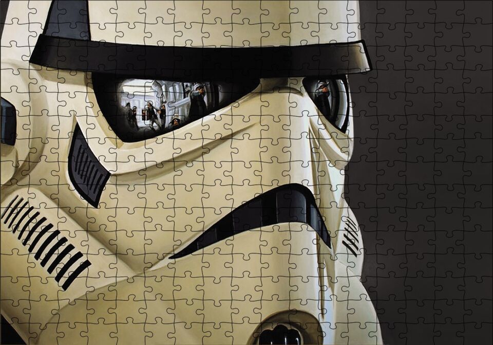 Sprint Football Star Wars Stormtroopers Puzzle Yapboz MDF Ahşap 255 Parça 34 cm X 49 cm