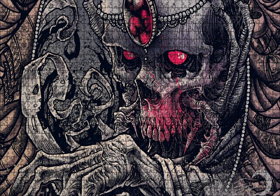 Carnifex Die Without Hope Görseli Puzzle Yapboz MDF Ahşap 1000 Parça 49 cm X 68 cm