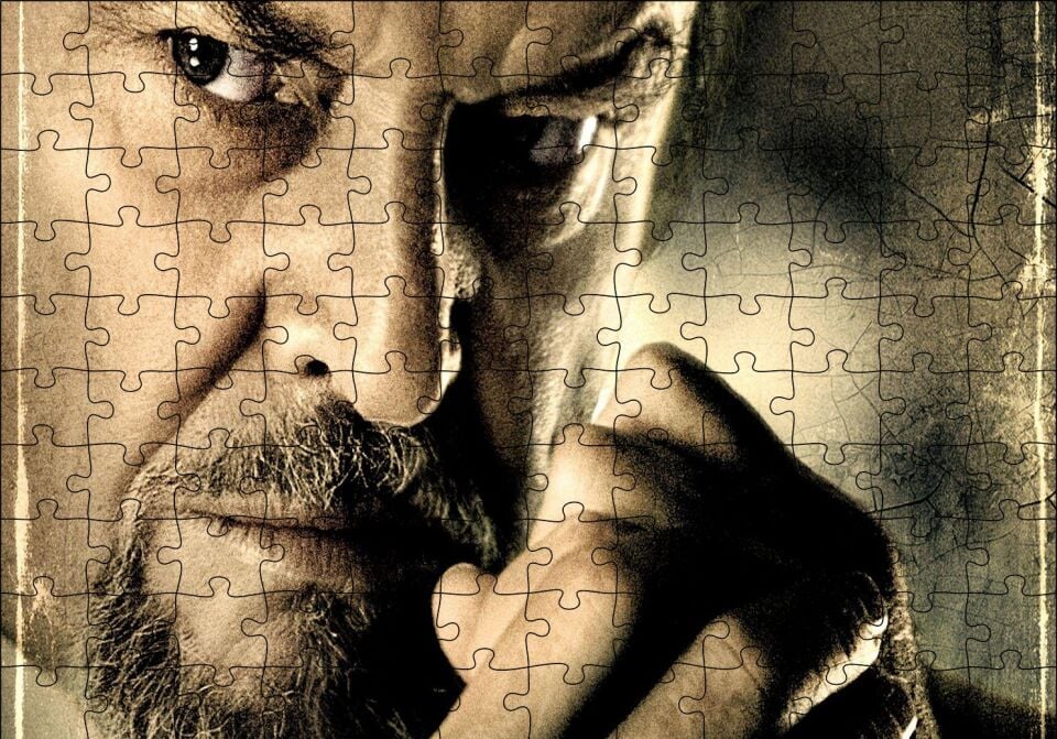 Departed Jack Nicholson Puzzle Yapboz MDF Ahşap