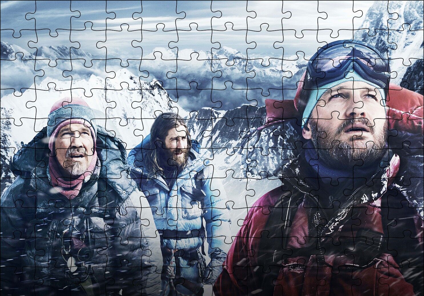 Everest Kar Fırtınası Yaklaşıyor Puzzle Yapboz MDF Ahşap