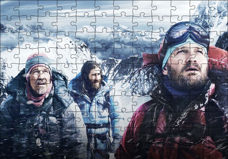 Everest Kar Fırtınası Yaklaşıyor Puzzle Yapboz MDF Ahşap