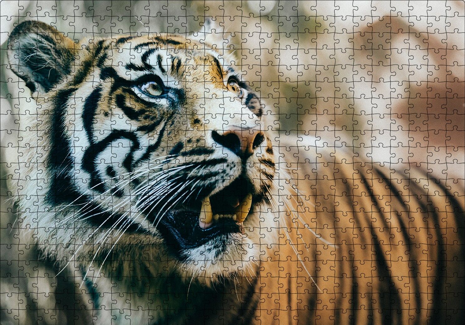 Kaplan Saldırıya Hazır Puzzle Yapboz MDF Ahşap 500 Parça 49 cm X 68 cm