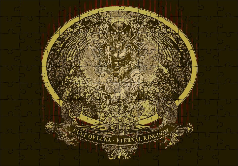 Cult Of Luna Eternal Kingdom Görseli Puzzle Yapboz MDF Ahşap 120 Parça 24 cm X 34 cm
