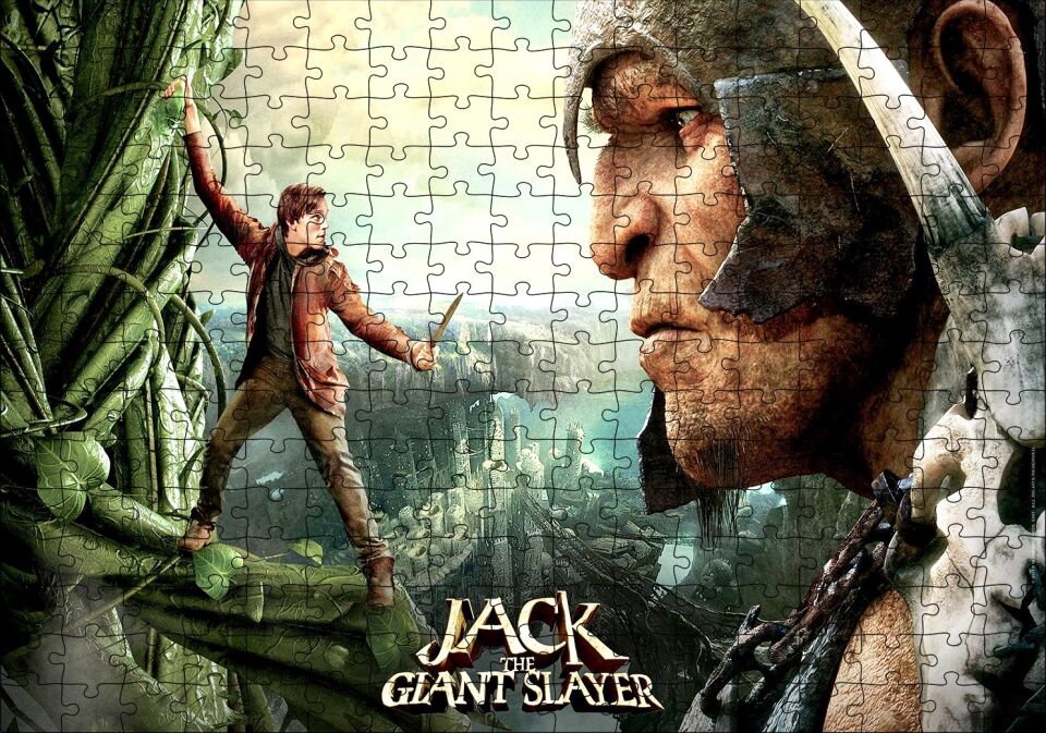 Dev Avcısı Jack Puzzle Yapboz MDF Ahşap 255 Parça 34 cm X 49 cm