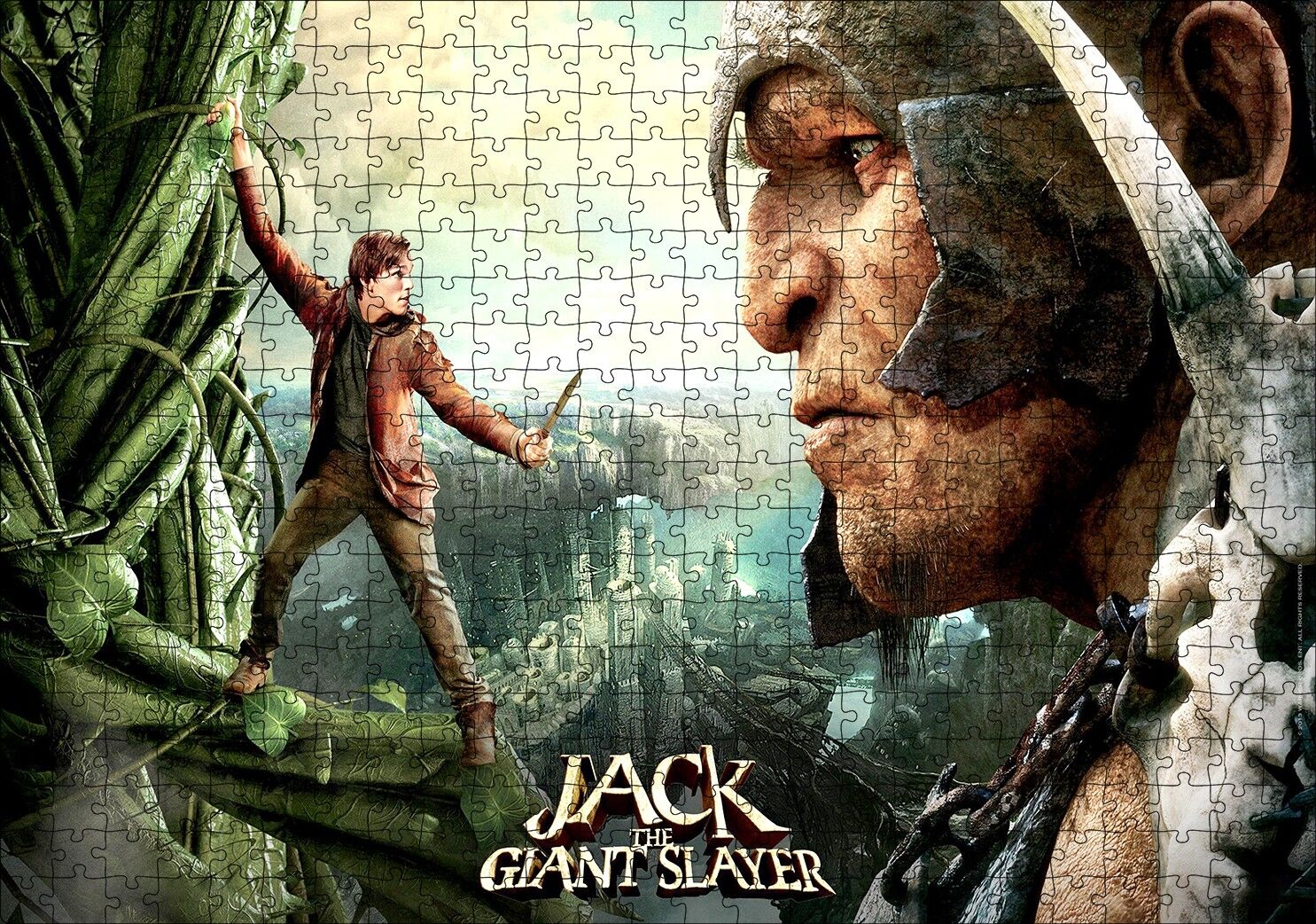 Dev Avcısı Jack Puzzle Yapboz MDF Ahşap 500 Parça 49 cm X 68 cm