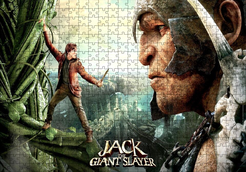 Dev Avcısı Jack Puzzle Yapboz MDF Ahşap 500 Parça 49 cm X 68 cm
