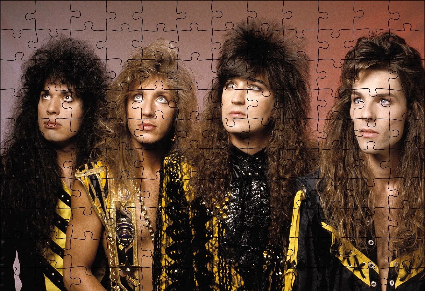 80 ler Moda Puzzle Yapboz MDF Ahşap
