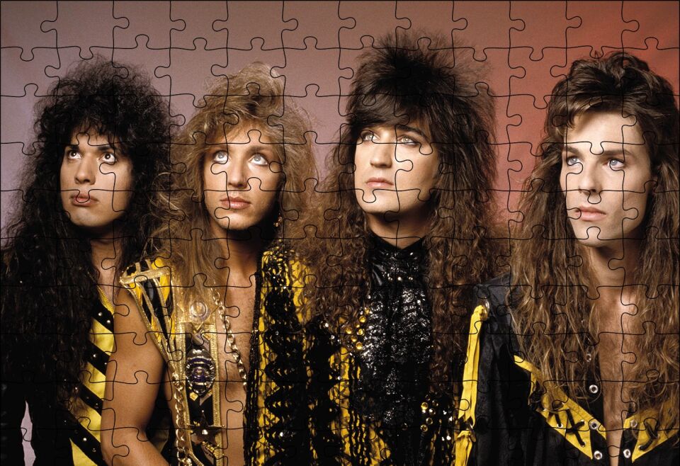 80 ler Moda Puzzle Yapboz MDF Ahşap