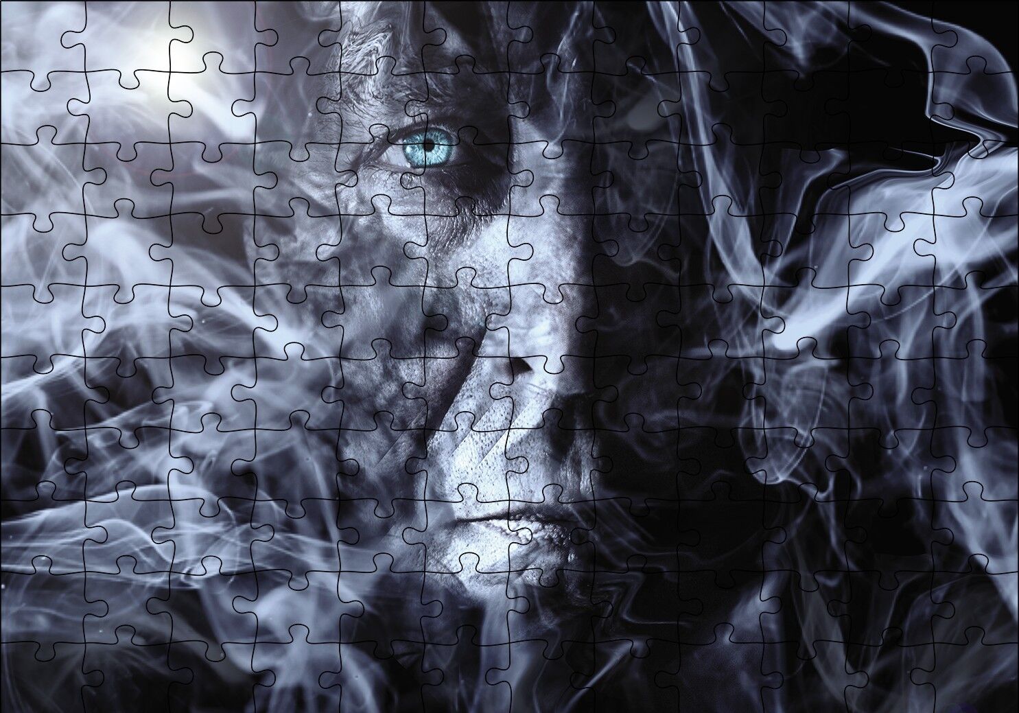 Adam Duman Sis Puzzle Yapboz MDF Ahşap