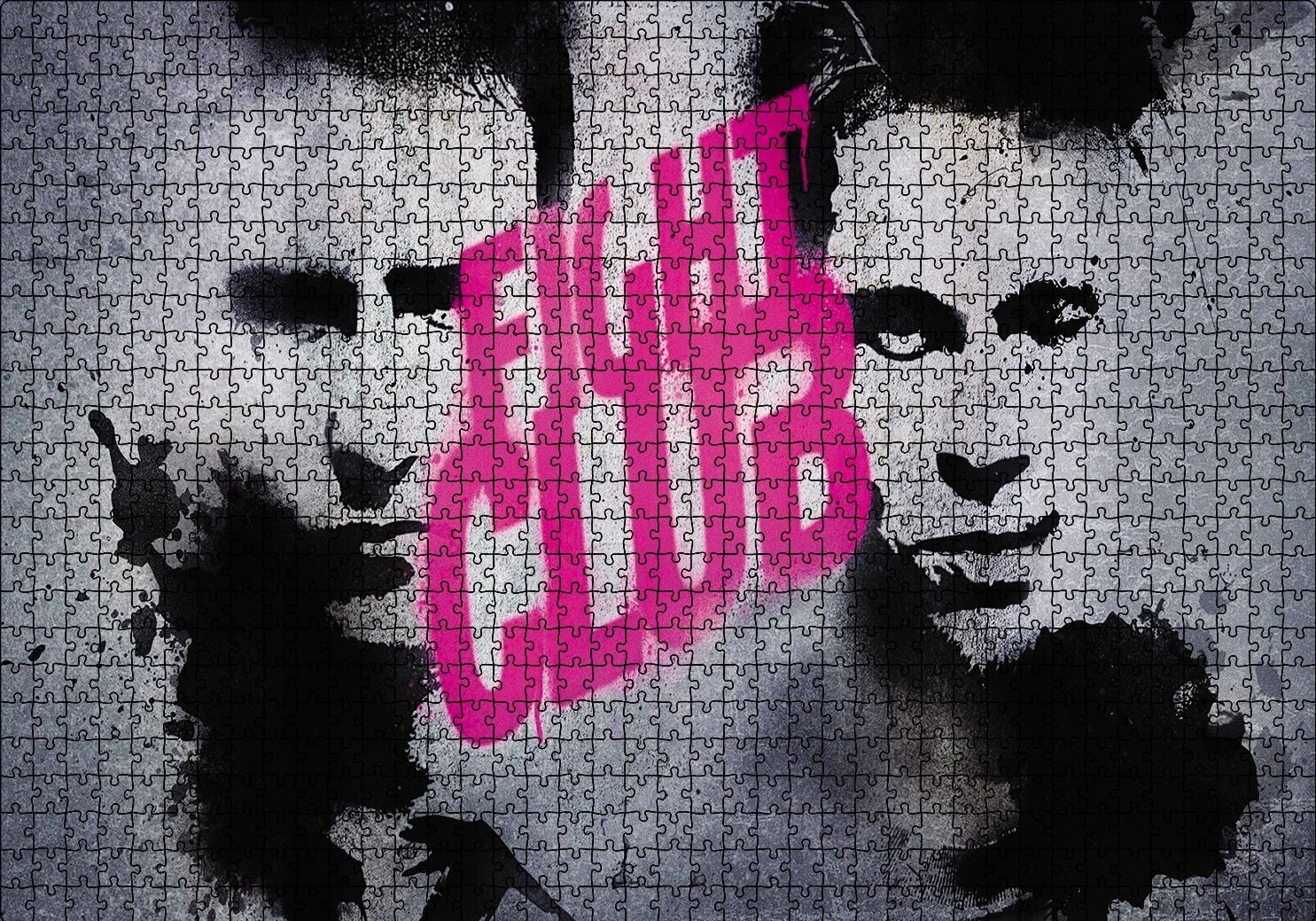 Fight Club Two Heroes Puzzle Yapboz MDF Ahşap 1000 Parça 49 cm X 68 cm