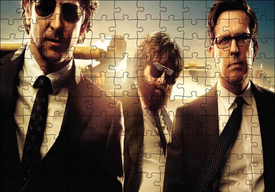 The Hangover Puzzle Yapboz MDF Ahşap 120 Parça 24 cm X 34 cm