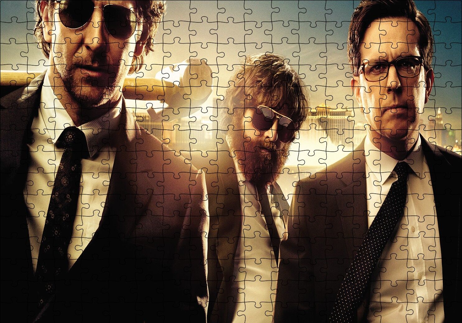 The Hangover Puzzle Yapboz MDF Ahşap 255 Parça 34 cm X 49 cm