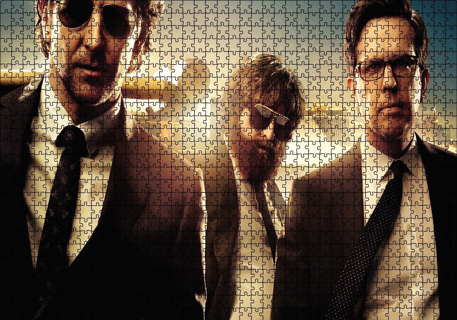 The Hangover Puzzle Yapboz MDF Ahşap 1000 Parça 49 cm X 68 cm