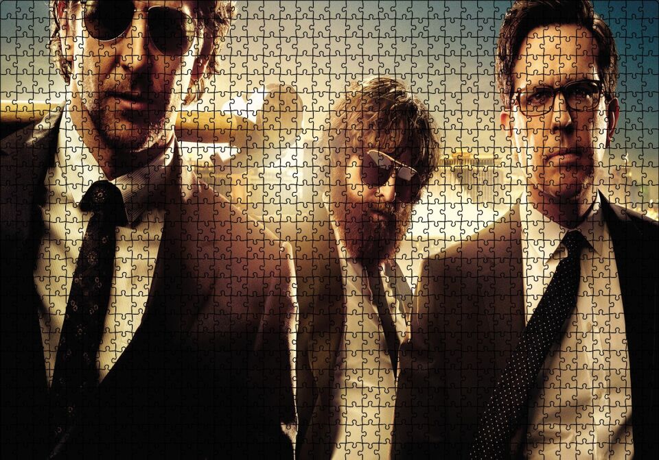 The Hangover Puzzle Yapboz MDF Ahşap 1000 Parça 49 cm X 68 cm