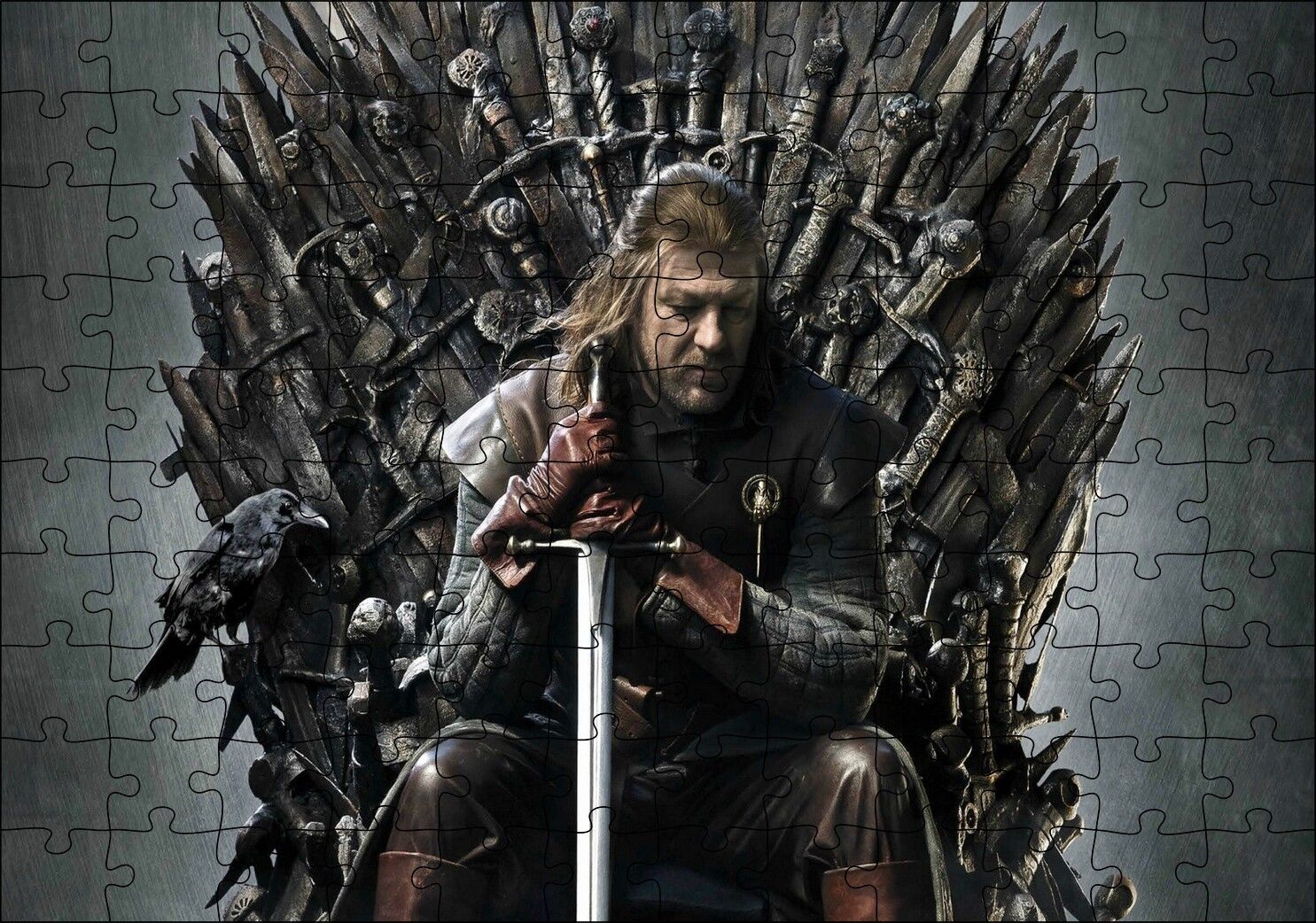 Yüzüklerin Efendisi Sean Fasulyesi Görsel Puzzle Yapboz MDF Ahşap