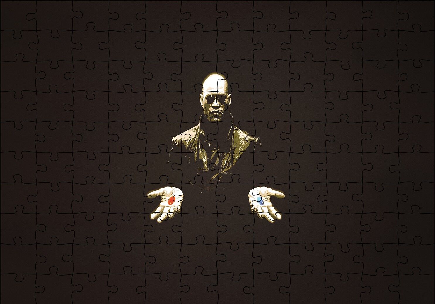 The Matrix Puzzle Yapboz MDF Ahşap 120 Parça 24 cm X 34 cm