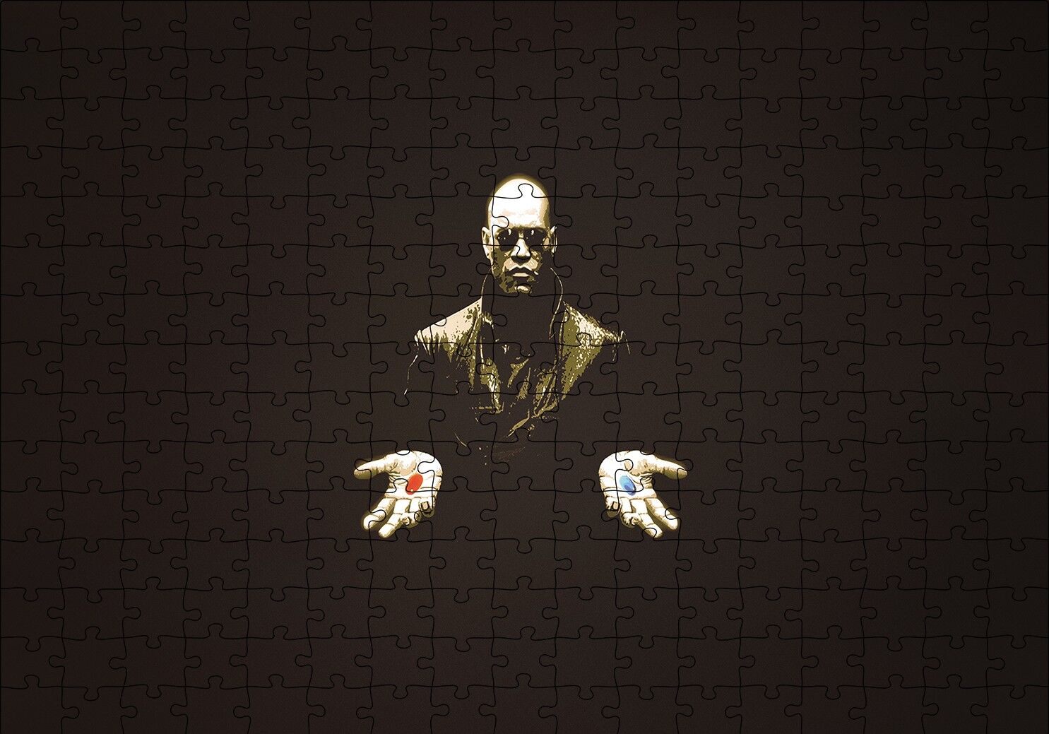 The Matrix Puzzle Yapboz MDF Ahşap 255 Parça 34 cm X 49 cm