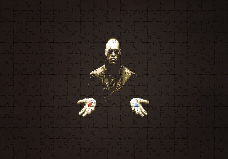 The Matrix Puzzle Yapboz MDF Ahşap 255 Parça 34 cm X 49 cm