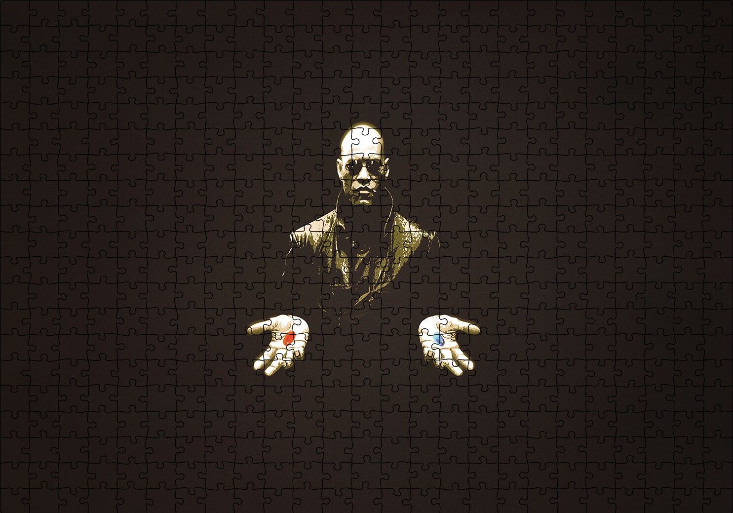 The Matrix Puzzle Yapboz MDF Ahşap 500 Parça 49 cm X 68 cm