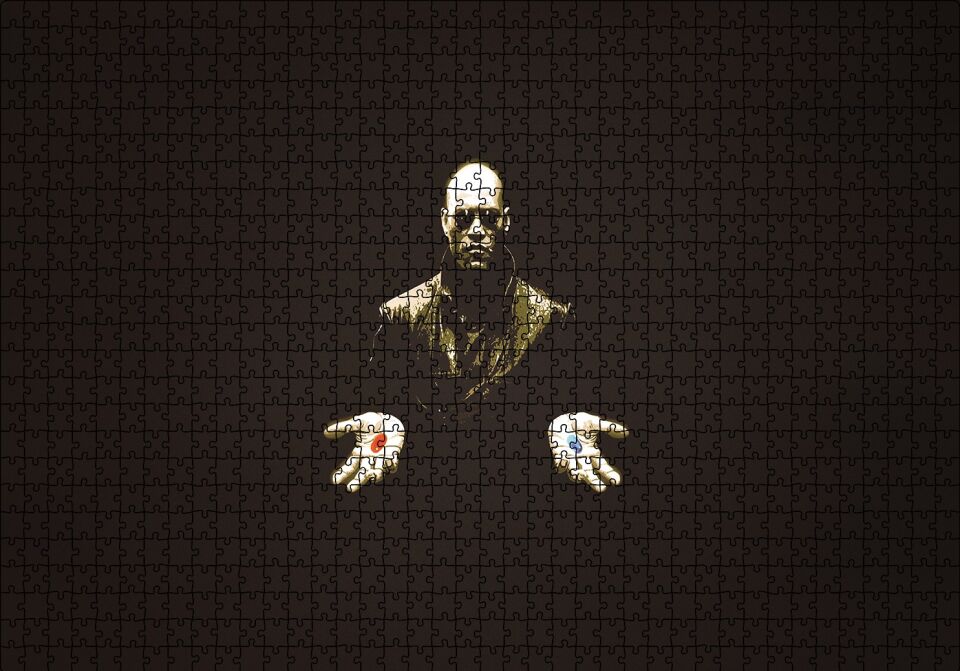 The Matrix Puzzle Yapboz MDF Ahşap 1000 Parça 49 cm X 68 cm