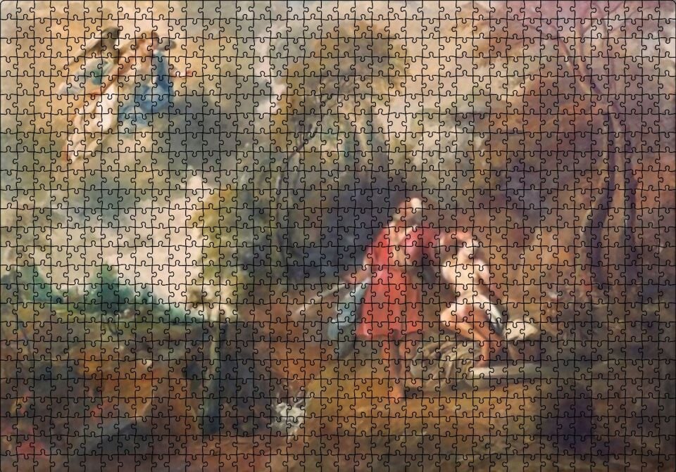 Aşap Tablo Domenico Piola dan Puzzle Yapboz MDF Ahşap 1000 Parça 49 cm X 68 cm
