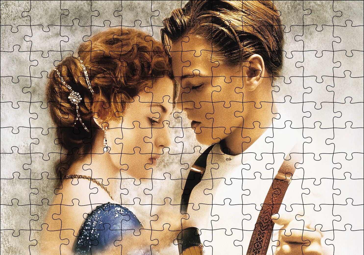 Titanic Jack Rose Puzzle Yapboz MDF Ahşap 120 Parça 24 cm X 34 cm