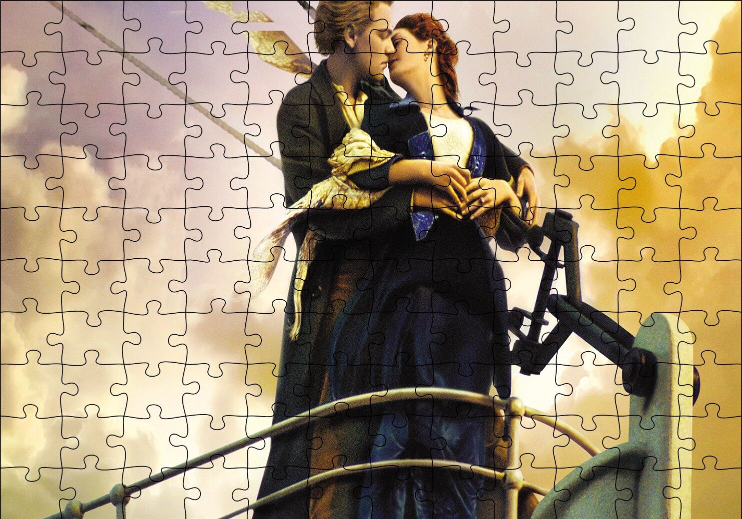 Titanic Puzzle Yapboz MDF Ahşap 120 Parça 24 cm X 34 cm