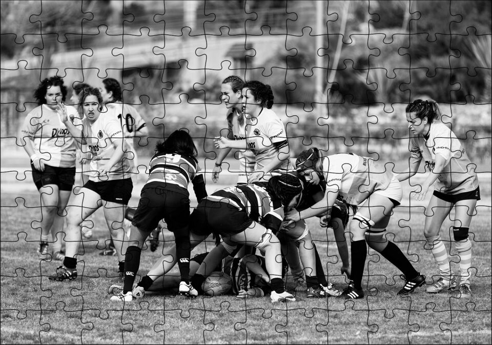 Kadın Ve Spor Evrimi Görseli Puzzle Yapboz MDF Ahşap