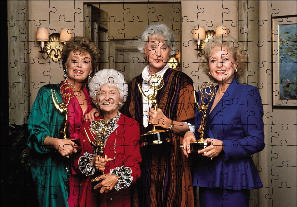 Bir Zamanlar Altın Kızlar Puzzle Yapboz MDF Ahşap