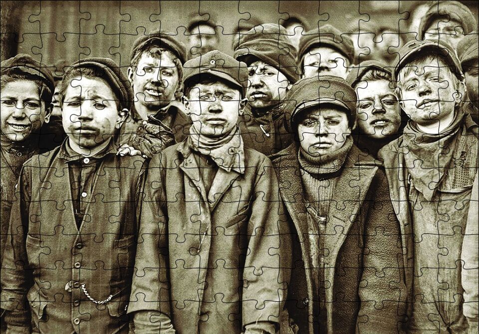 Bir Zamanlar Amerika Puzzle Yapboz MDF Ahşap