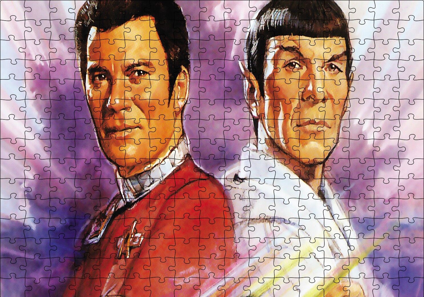 Uzay Yolu Seksenler Puzzle Yapboz MDF Ahşap 255 Parça 34 cm X 49 cm