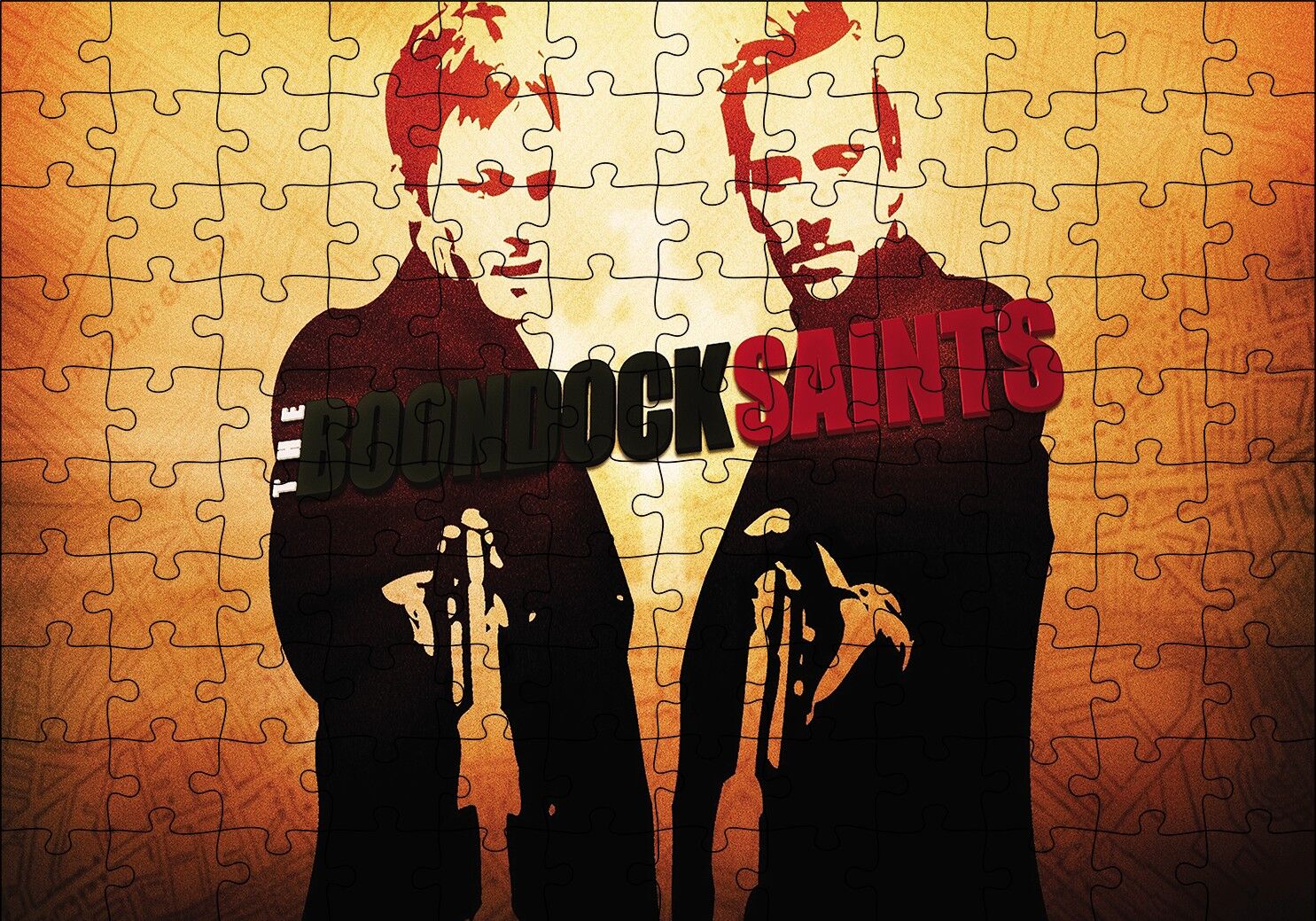 Boondock Saints Puzzle Yapboz MDF Ahşap