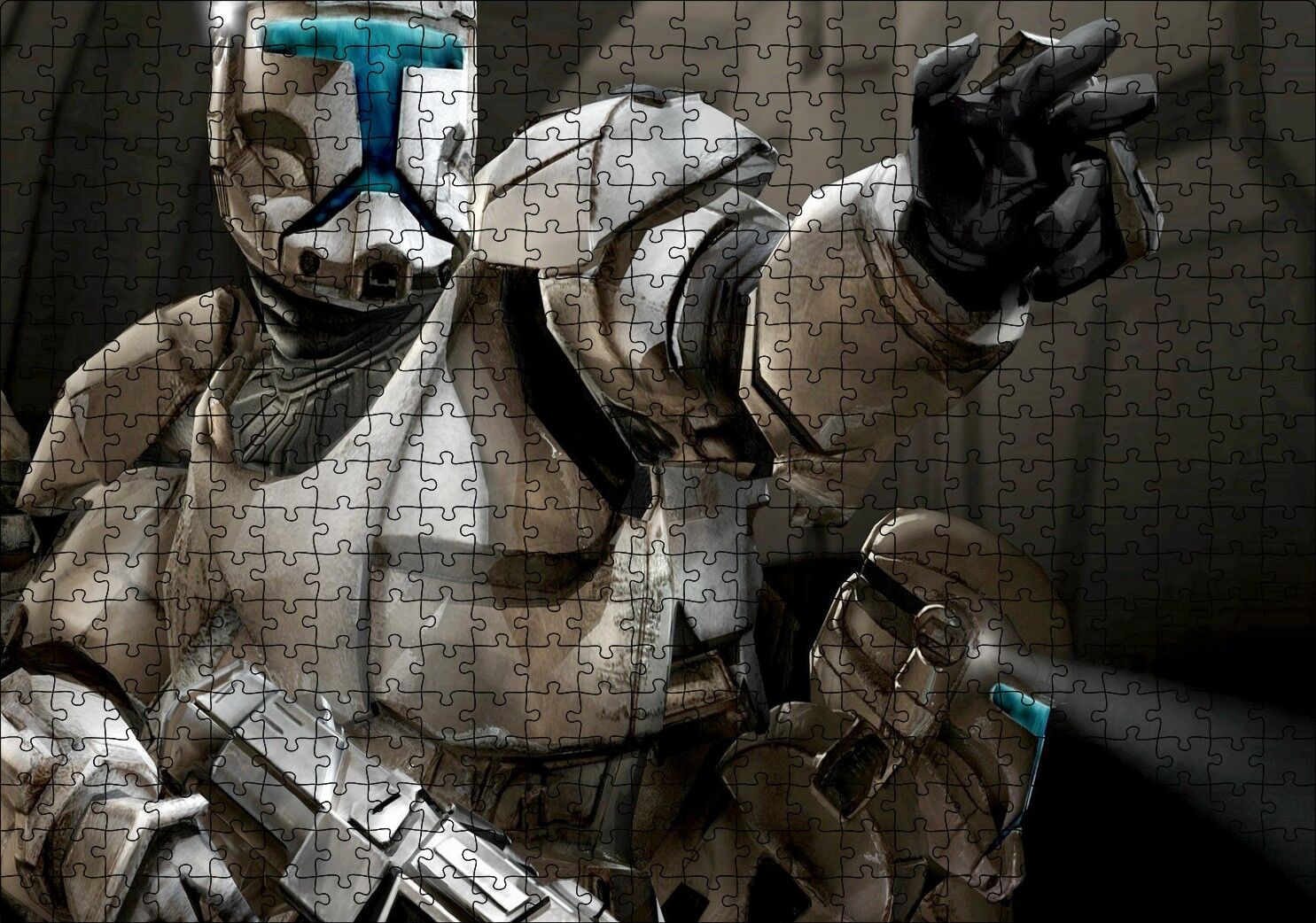 Star Wars Komando Bilim Kurgu Strateji Taktik Nişancı Görseli Puzzle Yapboz MDF Ahşap 500 Parça 49 cm X 68 cm