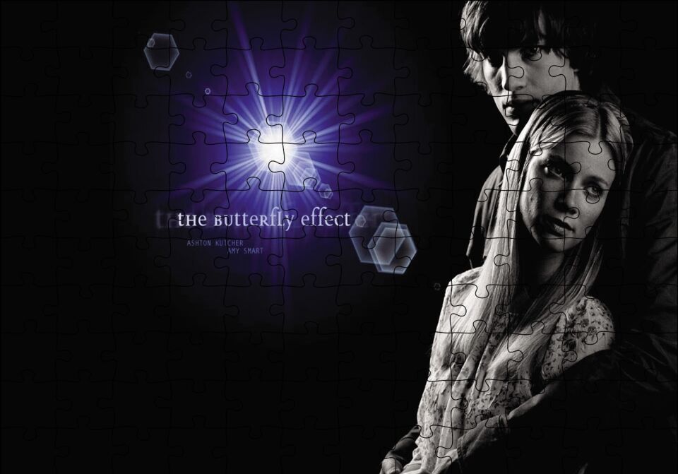 Butterfly Effect Puzzle Yapboz MDF Ahşap