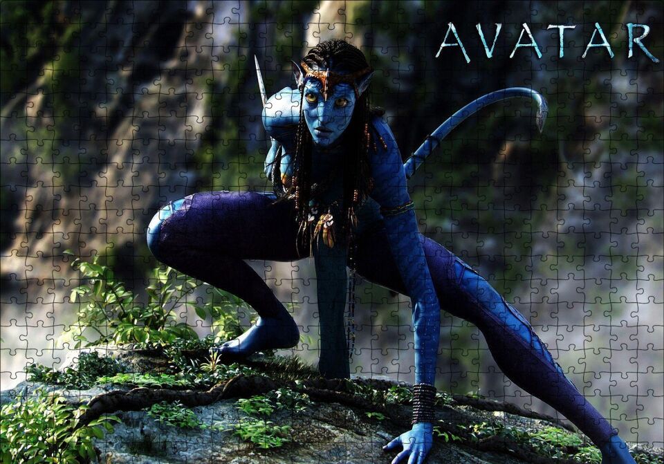 Avatar Efsanevi Duruş Görseli Puzzle Yapboz MDF Ahşap 500 Parça 49 cm X 68 cm