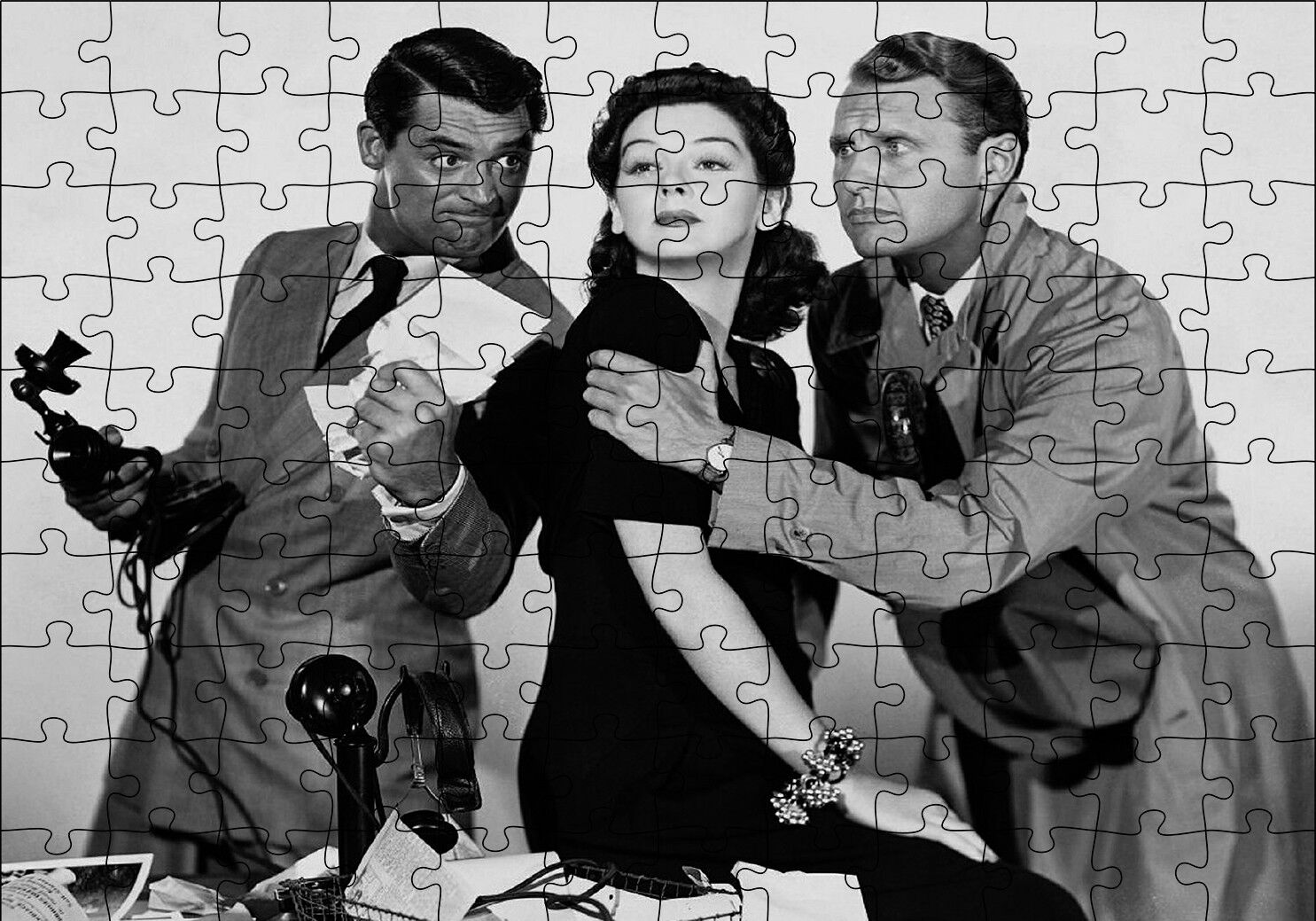Cary Grant Puzzle Yapboz MDF Ahşap
